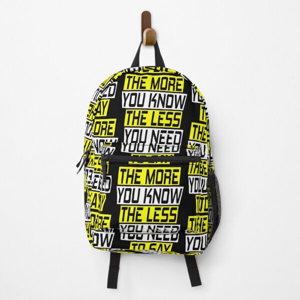 Item preview, The more you know the less you have to say designed and sold by SelfMotivation.