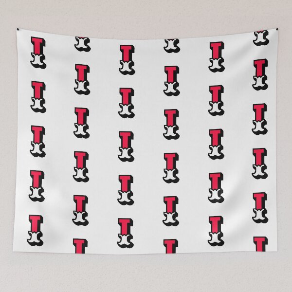 Item preview, Monogram I - Alphabet Scrapbooking Red/White Circus Style designed and sold by yisela.