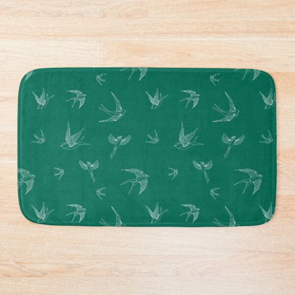 Item preview, Green Geometric Birds Pattern designed and sold by 5thSeason.