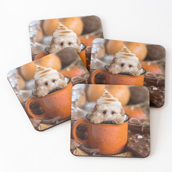 Item preview, Cockapoo Spiced pumpkin latte designed and sold by toppopin.