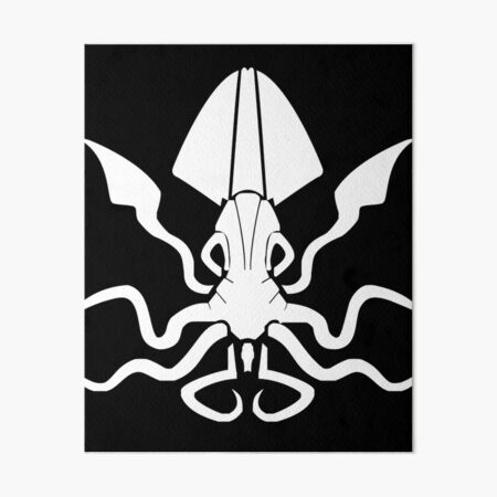 Kraken Star Citizen White Art Board Print