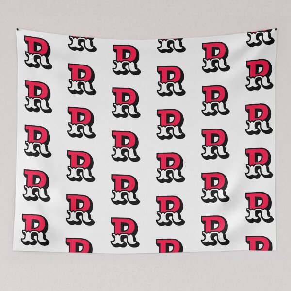 Item preview, Monogram R - Alphabet Scrapbooking Red/White Circus Style designed and sold by yisela.