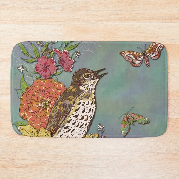 Item preview, Vintage Song Thrush designed and sold by lottibrown.