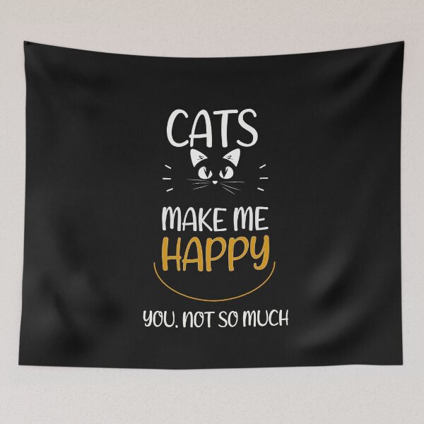Item preview, Cats make me happy  designed and sold by bilal233.