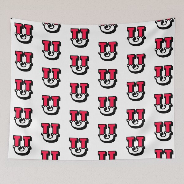 Item preview, Monogram U - Alphabet Scrapbooking Red/White Circus Style designed and sold by yisela.