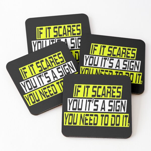 Item preview, If it scares you it's a sign you should do it designed and sold by SelfMotivation.