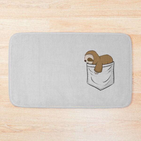 Item preview, Cute Sleeping Kawaii Baby Sloth In Your Pocket designed and sold by Skizzenmonster.
