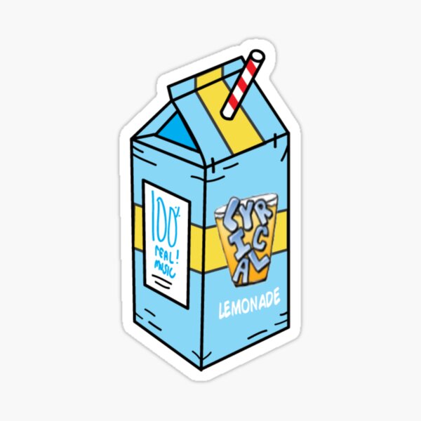 lyrical lemonade Sticker