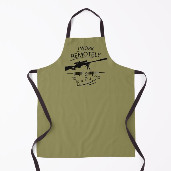 Item preview, I Work Remotely Sniper Humor designed and sold by peaktee.