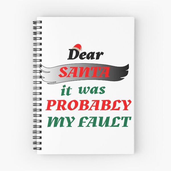 Item preview, Dear Santa It Was Probably My Faut -  Christmas - Winter - Holiday - Merry Christmas - Sticker designed and sold by DigitalDesignRO.