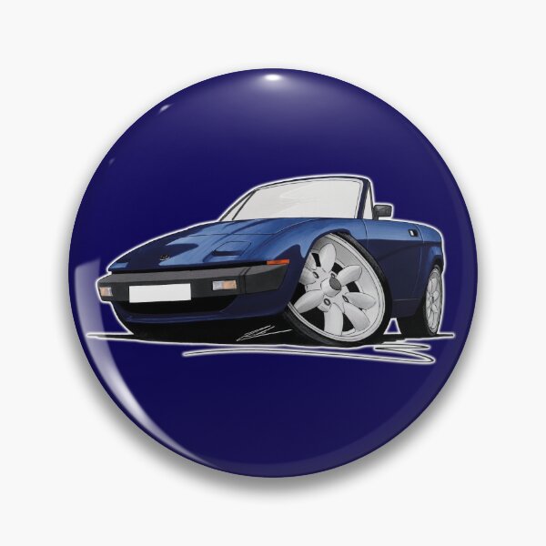 Item preview, Triumph TR7 DHC Convertible Dark Blue (Minilites) designed and sold by Yeomans Cartoons.