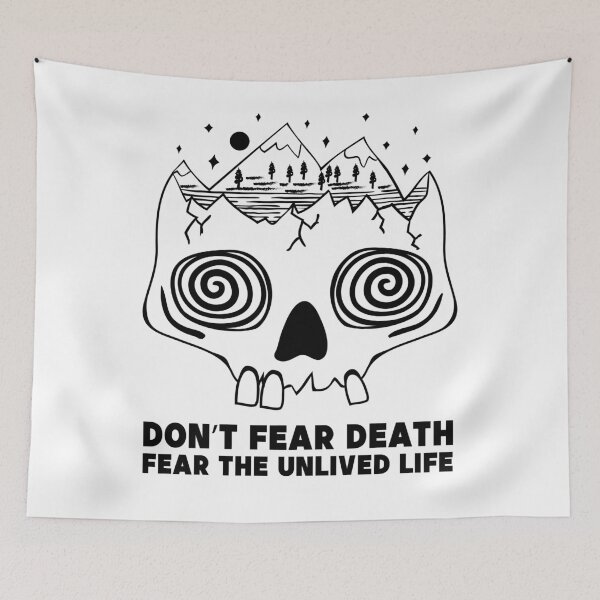 Item preview, Don’t fear death fear the unlived life designed and sold by Kamidrago.