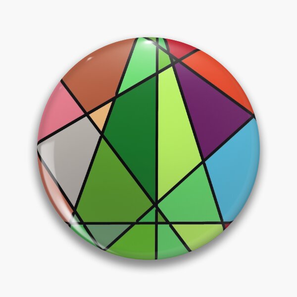 Item preview, cubism Christmas tree designed and sold by MuddyPigArt.
