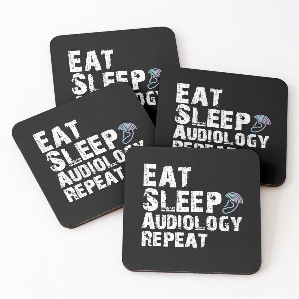 Item preview, Eat Sleep Audiology Repeat Audiologist Audiology Student Gift designed and sold by Akmloza.