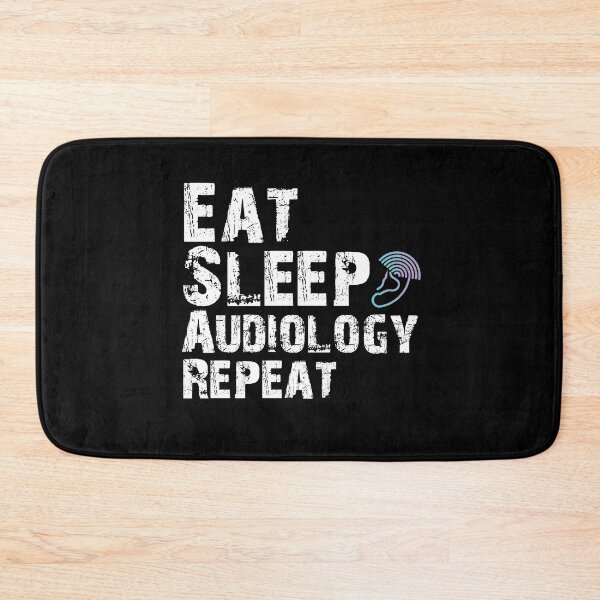 Item preview, Eat Sleep Audiology Repeat Audiologist Audiology Student Gift designed and sold by Akmloza.