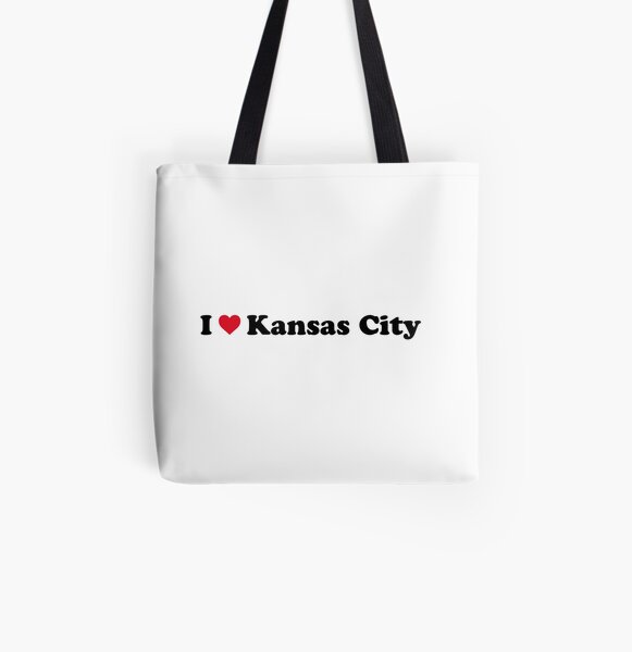 I Love Kansas City All Over Print Tote Bag