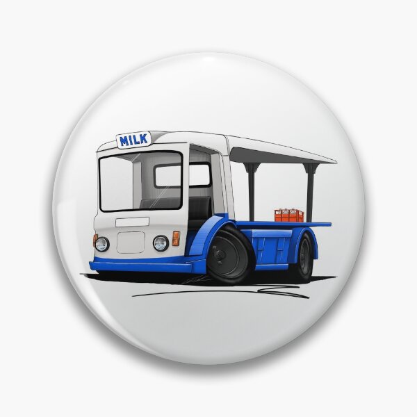 Item preview, Milk Float Blue designed and sold by Yeomans Cartoons.