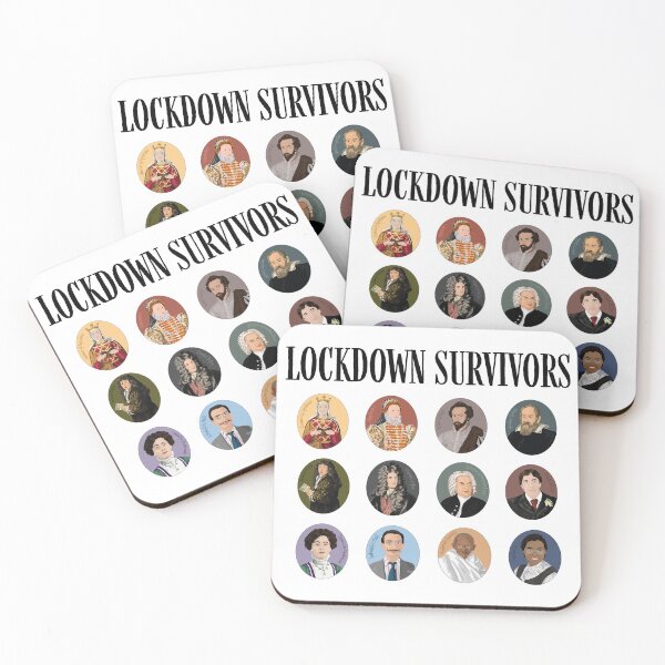 Lockdown Survivors Coasters (Set of 4)