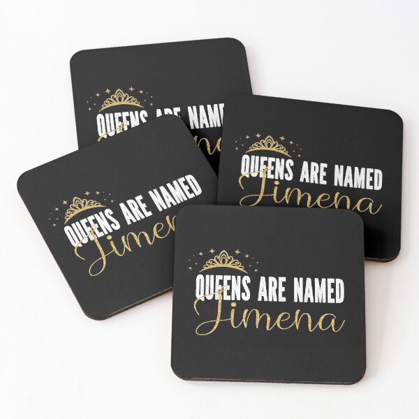 Item preview, Queens Are Named Jimena Personalized First Name Girl graphic designed and sold by Grabitees.