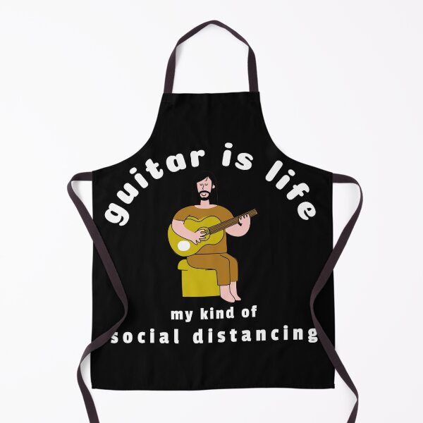 Item preview, Guitar is Life, Israelite Playing the Guitar, My Kind of Social Distancing designed and sold by boisebug.