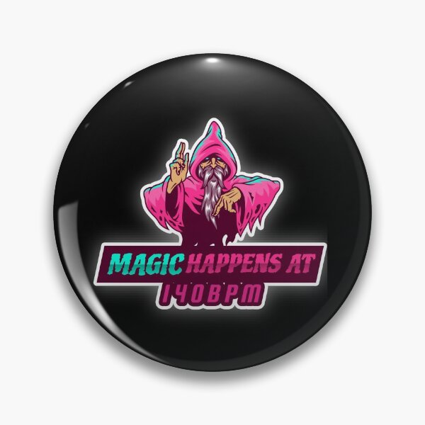 Item preview, Magic Happens At 140 BPM Wizard designed and sold by TeesByMark.