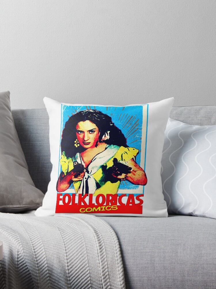 Imagen 1 de 4, Cojín con la obra Lola Flores Folkloricas Comics Vintage , diseñada y vendida por danimota.
