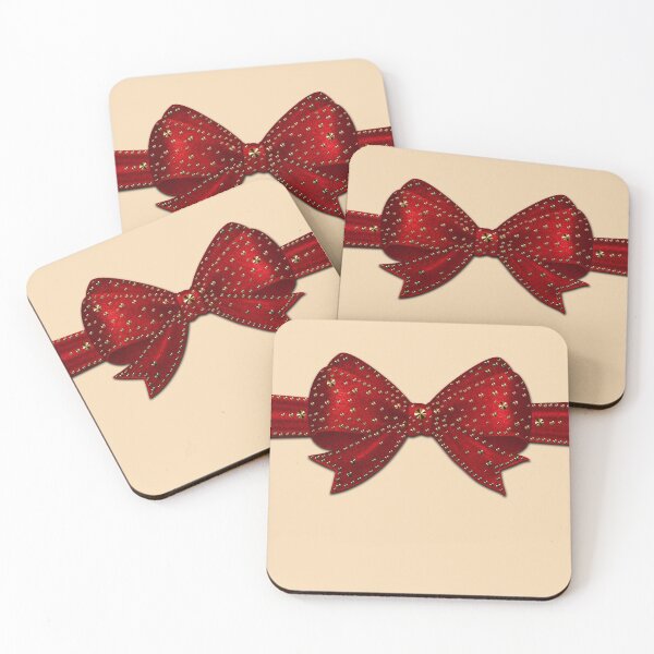 Item preview, Xmas ribbon in red with glitter - Christmas designed and sold by GlamourChick.