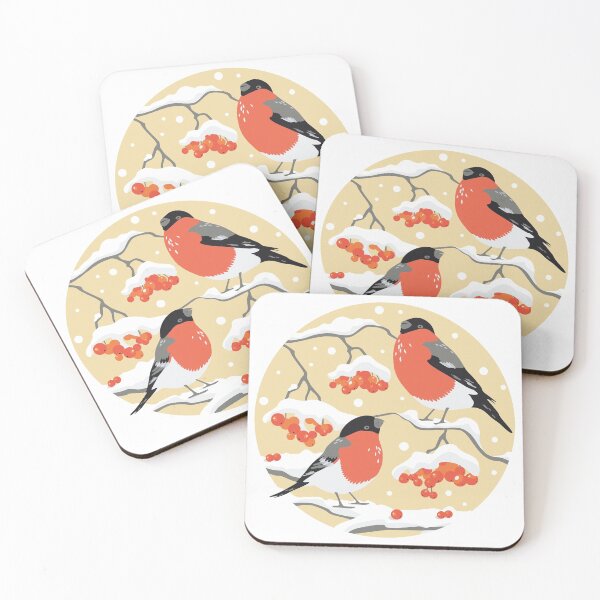 Item preview, Bullfinches on rowan branches 2 designed and sold by lents.