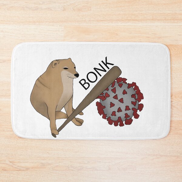 Item preview, Cheems Virums Bonk Drawing designed and sold by UncleApo.
