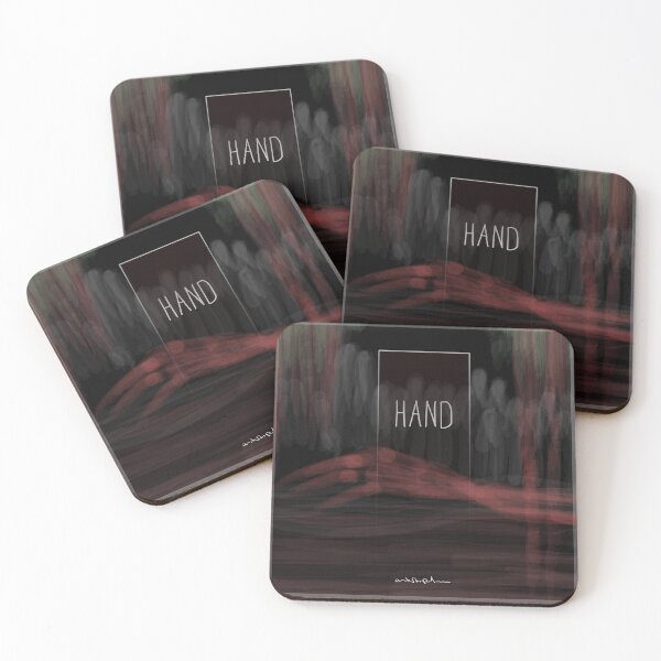 Item preview, Uskarpt -Watercolor Gloomy Skeleton Hand - Abstract Image designed and sold by uskARpT.