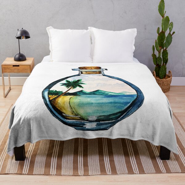Item preview, beach in a bottle designed and sold by artjojo.