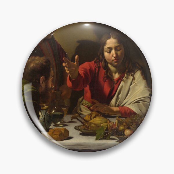 Item preview, Jesus: Caravaggio - Supper At Emmaus designed and sold by The Great  Art.