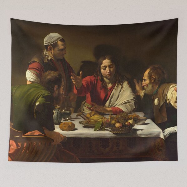 Item preview, Jesus: Caravaggio - Supper At Emmaus designed and sold by The Great  Art.