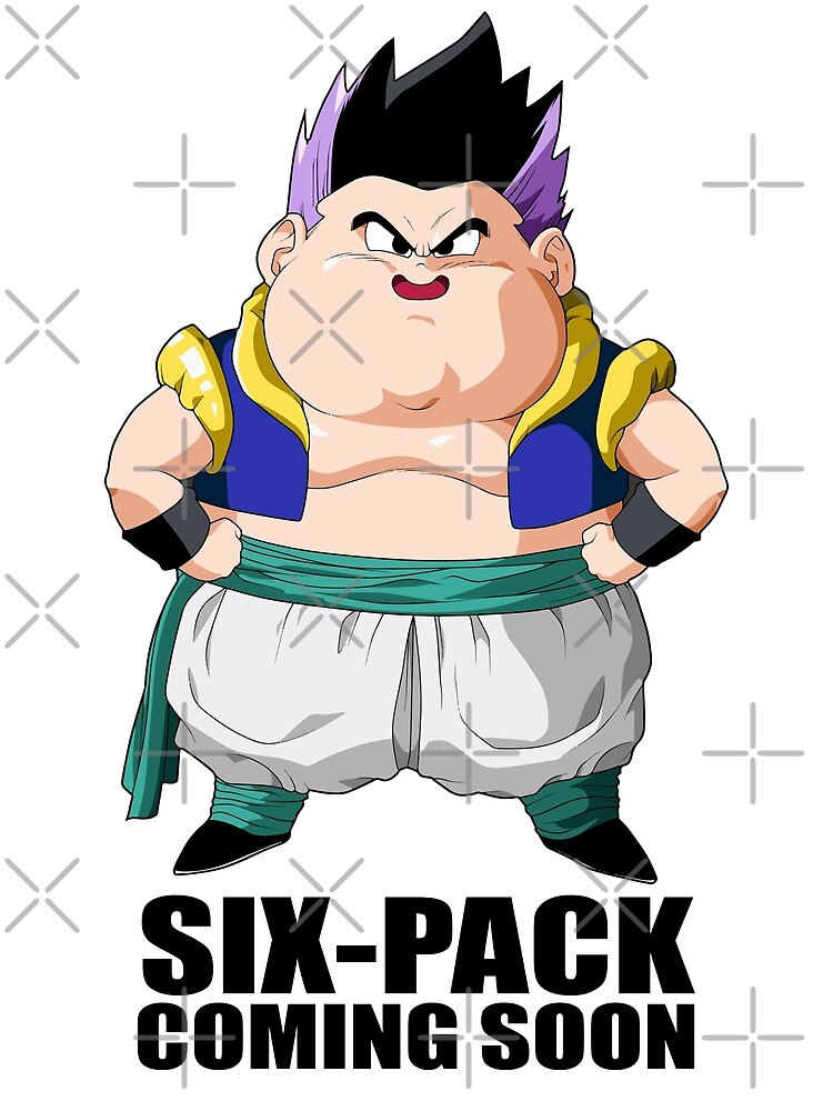 Gotenks Six Pack Coming Soon - T-shirt - 1000x1000 PNG Download