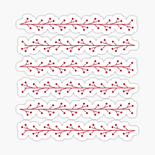 Berry branches Sticker