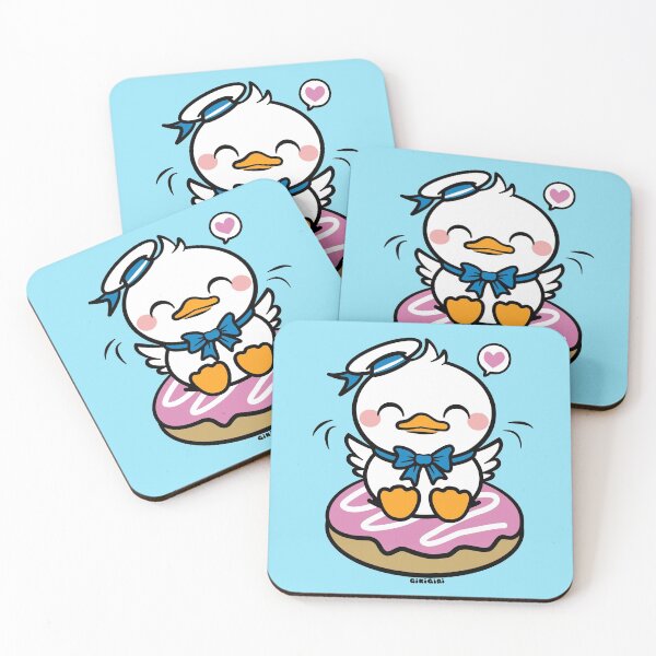 Item preview, Duck on a Donut designed and sold by GikiGiri.