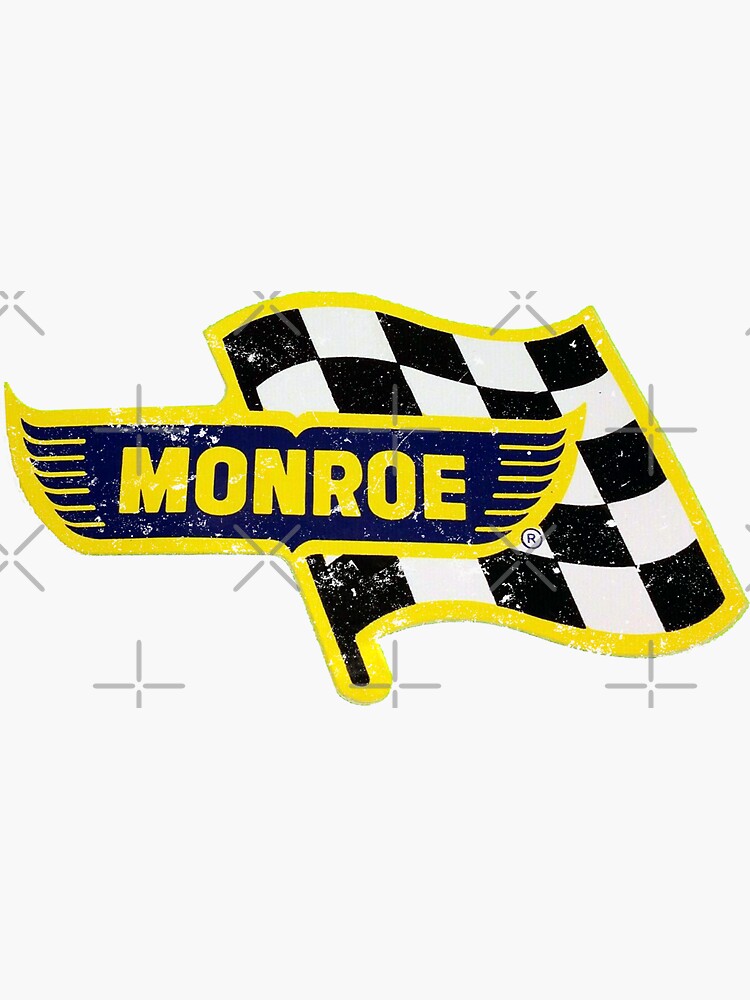 "Monroe Shocks" Sticker for Sale by Retrorockit Redbubble