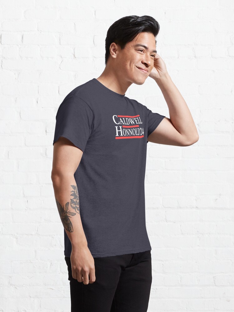 "Caldwell Honnold 2024" Tshirt by esskay Redbubble