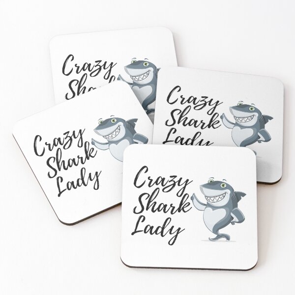 Item preview, Crazy Shark Lady designed and sold by prehokage.