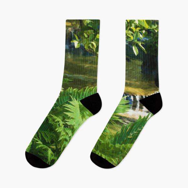 Item preview, Listen to the Babbling Brook - Green Summer Fun Impressions designed and sold by Georgia Mizuleva.