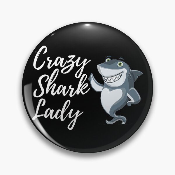 Item preview, Crazy Shark Lady designed and sold by prehokage.