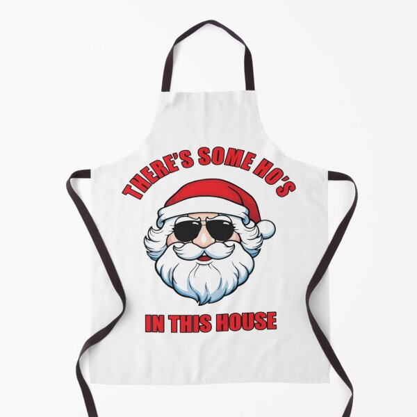 Item preview, There's Some Hos In this House - Funny Christmas Santa Claus t-shirts designed and sold by Trendy Shirt.