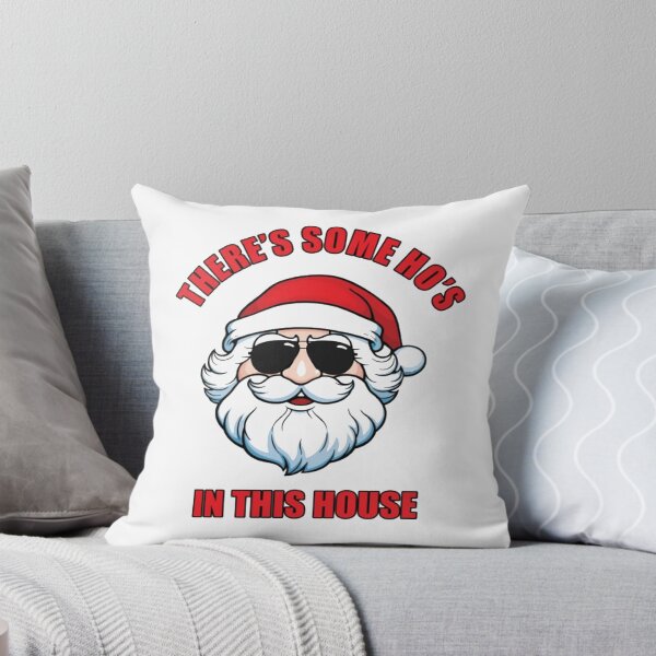 Item preview, There's Some Hos In this House - Funny Christmas Santa Claus t-shirts designed and sold by Trendy Shirt.