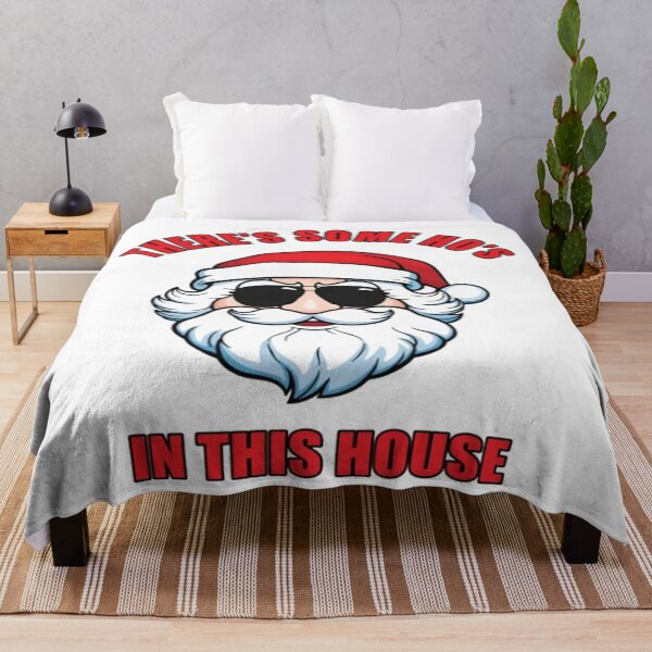 Item preview, There's Some Hos In this House - Funny Christmas Santa Claus t-shirts designed and sold by Trendy Shirt.