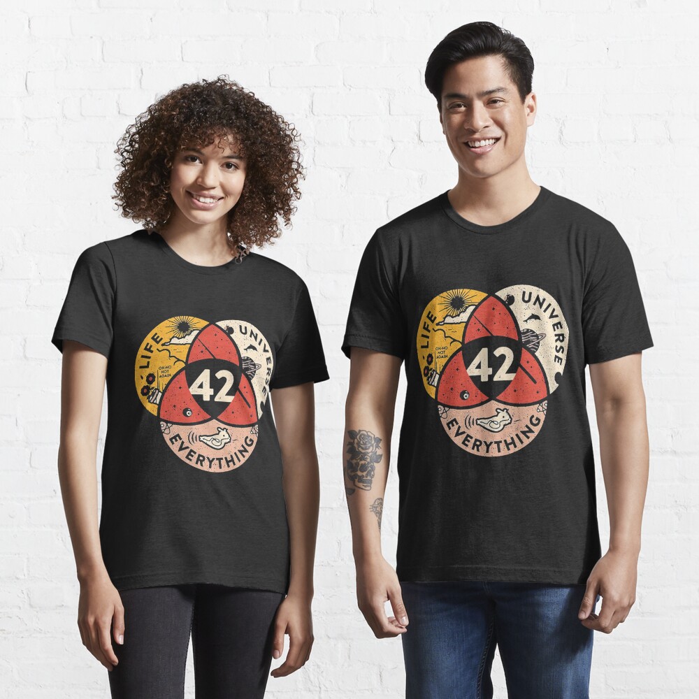 42 The Answer To Life The Universe And Everything Essential T-Shirt