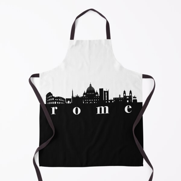 Item preview, minimalist rome skyline black and white color block designed and sold by neopop.