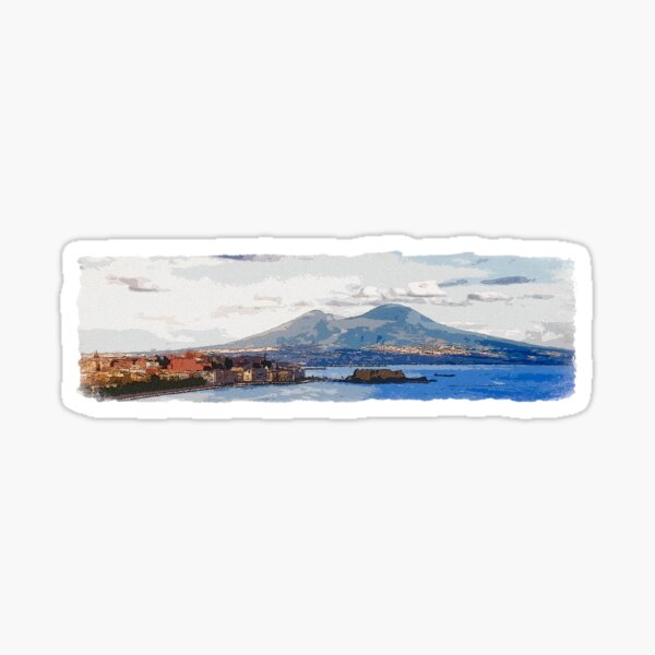 Item preview, The Gulf of Naples. Digital drawings designed and sold by Pino 'Delfino' Esposito.