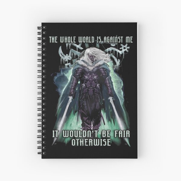Item preview, The Whole World is Against Me Drizzt Do'Urden Drow Fighter designed and sold by simopt.