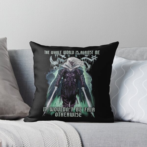 Item preview, The Whole World is Against Me Drizzt Do'Urden Drow Fighter designed and sold by simopt.
