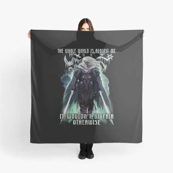 Item preview, The Whole World is Against Me Drizzt Do'Urden Drow Fighter designed and sold by simopt.